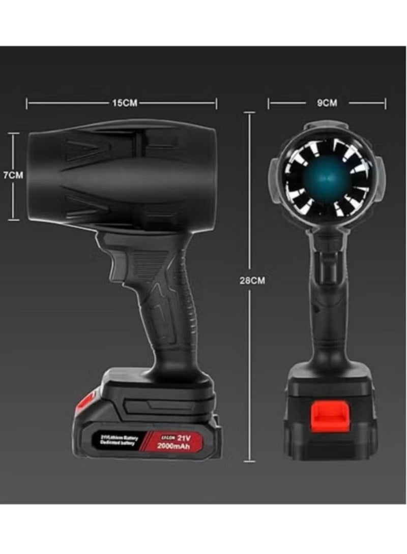 TIGER 48V Mini Jet Turbo Fan with Lithium-Ion Battery -– Portable  High--Power Handheld Blower for Outdoor, Indoor Use, Powerful Airflow, Rechargeable, Lightweight Design  - Image 4