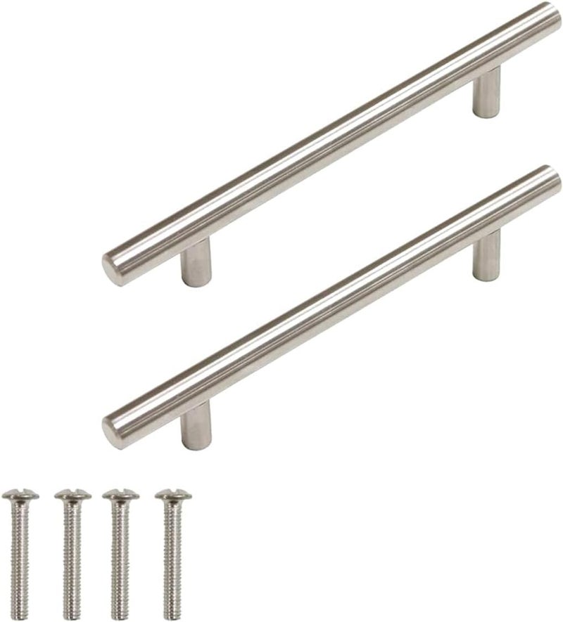 Kitchen Cabinet Handles 128mm, 2pcs Stainless Steel Kitchen Handles - Image 1