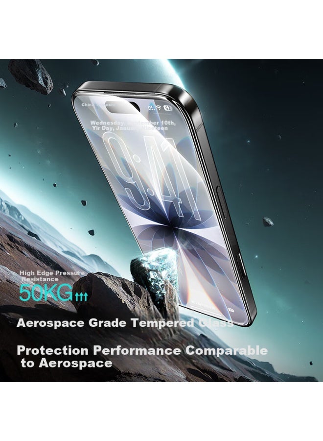 Smartdevil Privacy Screen Protector For Apple Iphone 17/16 Pro, 0.18mm Ultra-thin 3d Full Coverage High Transparency Anti-scratch Anti-fingerprint Anti-peeping Tempered Glass Film - Image 2