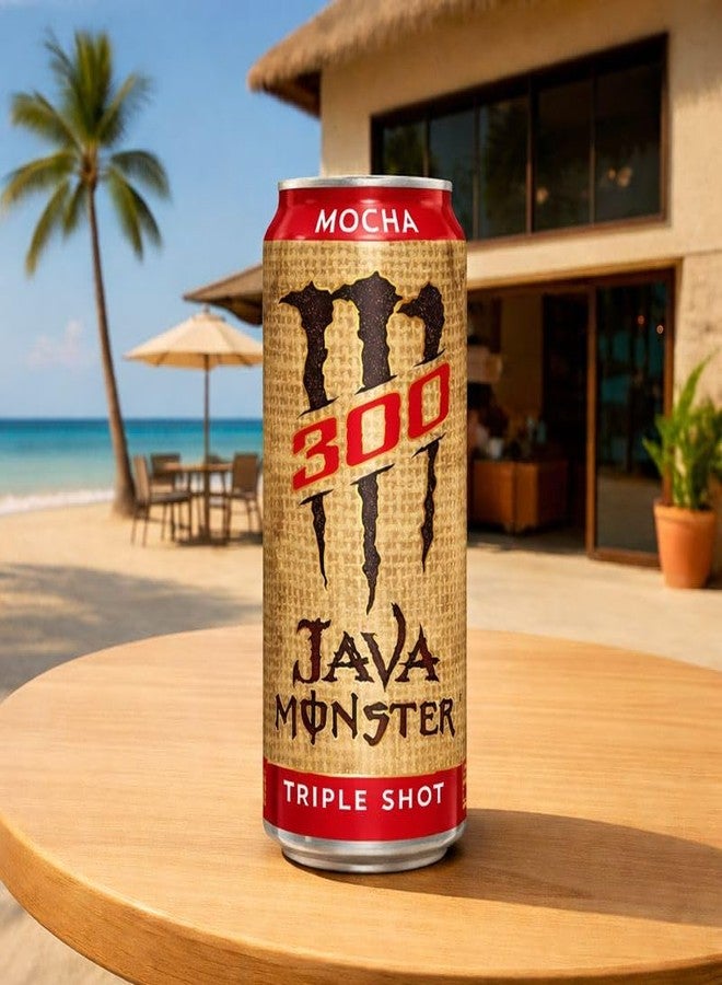 Monster Java 300 Triple Shot Mocha Coffee Drink (Pack Of 6) - 443ml Can By COUGAR | High Caffeine Energy | Rich Mocha Coffee with Chocolate Notes | Ready to Drink Energy Beverage | Boost, Focus & Performance - (Imported-USA) - Image 5