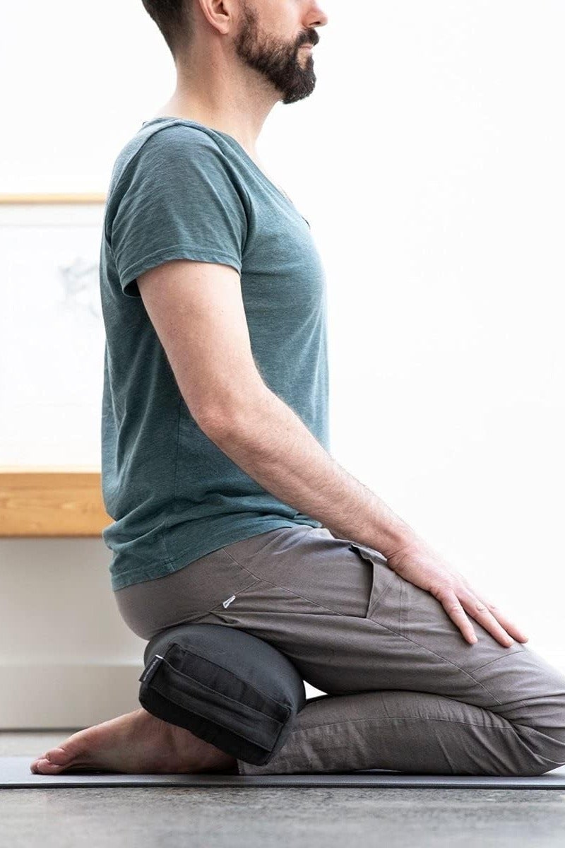 HALFMOON Prana Yoga Bolster with Carry Handle, Fresco - Image 3