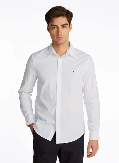 TOMMY HILFIGER TH Flex Slim Fit Poplin Shirt