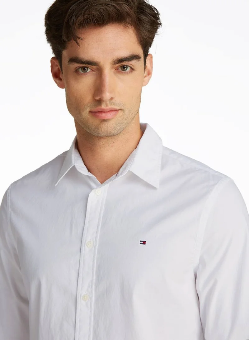 TOMMY HILFIGER TH Flex Slim Fit Poplin Shirt