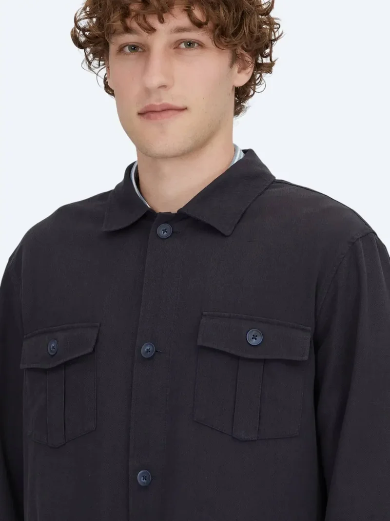 كيب قميص أزرق داكن