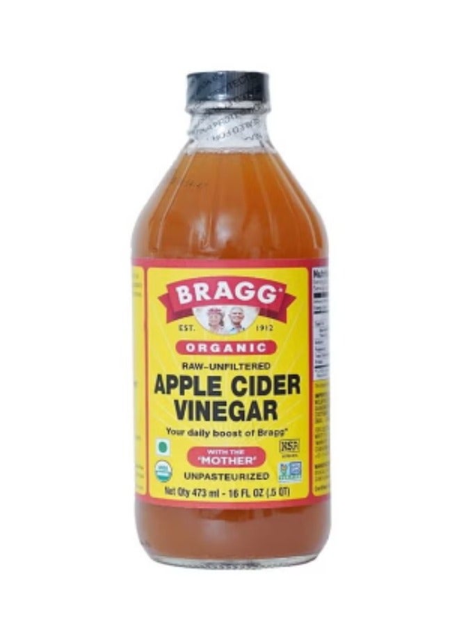 Bragg PACK OF 2 Organic Raw Apple Cider Vinegar Health Supplement 473Ml - Image 2