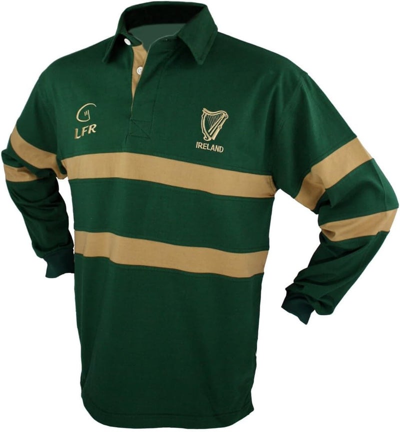 Men's Irish Harp Rugby Shirt