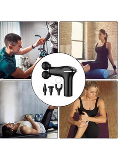 Houmt Muscle Massager Handheld Double-Headed Electric Vibration Deep Tissue Percussion Muscle Massage Device Smart Quiet 6 Speed Portable Handheld Back Massager for Relaxation  - Image 4