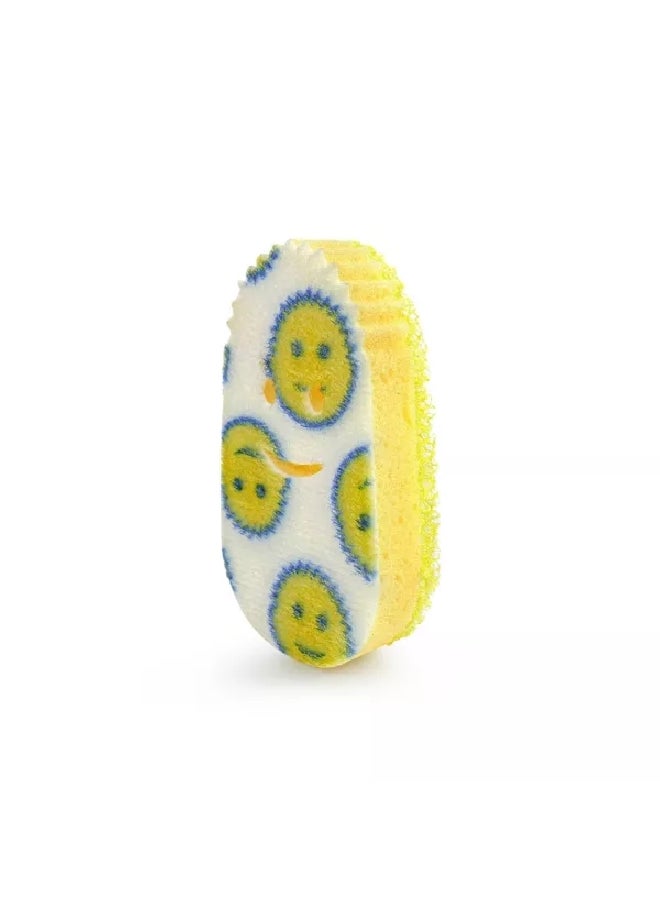 Scrub Daddy Scratch Free Dishwand Refill Scrubbing Head Yellow and White 6 x 5.2 x 1.25 cm 1025282  - Image 2