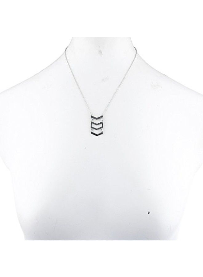 NIBEMINENT Silver Tone Brass Pendant Necklace - Image 2