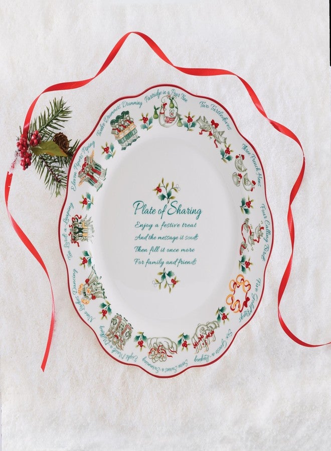 Pfaltzgraff Winterberry 12 Days Plate of Sharing, 13 Inch - Image 4