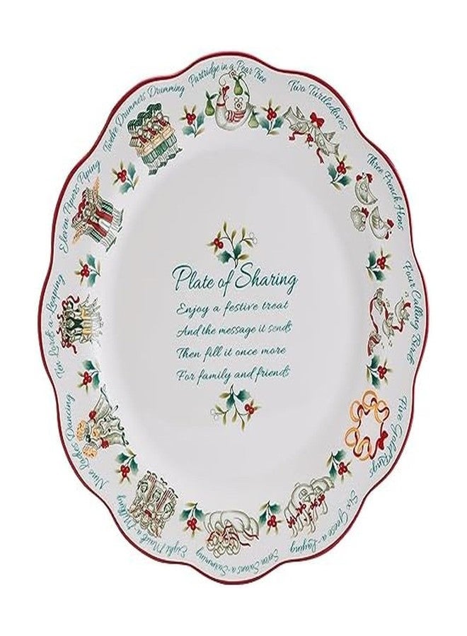 Pfaltzgraff Winterberry 12 Days Plate of Sharing, 13 Inch - Image 1