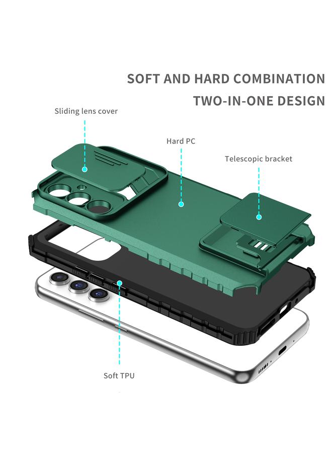 اس-توب جراب لهاتف Samsung Galaxy A54 5G مع حامل مجسم وغطاء منزلق للكاميرا - Image 3