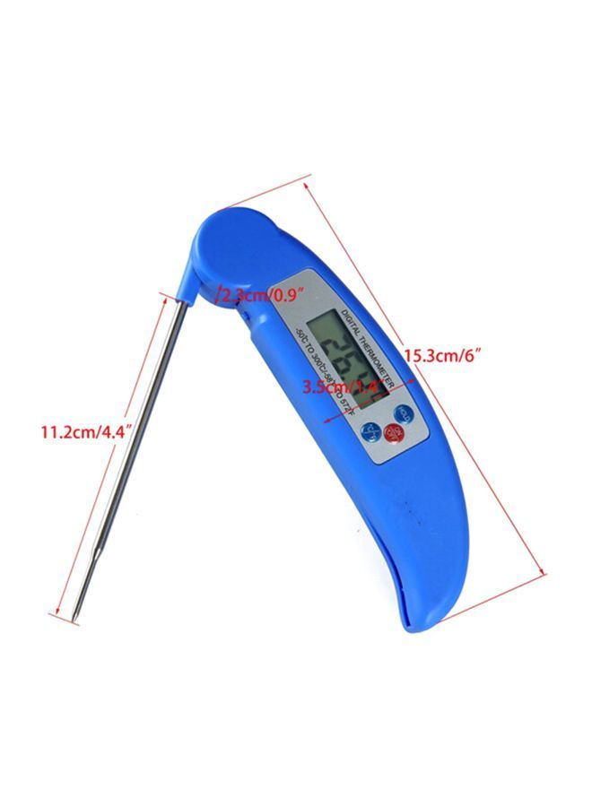 نيبمينينت مقياس حرارة للطعام قابل للطي لون أزرق 15.3x3.5x2.3سم - Image 2