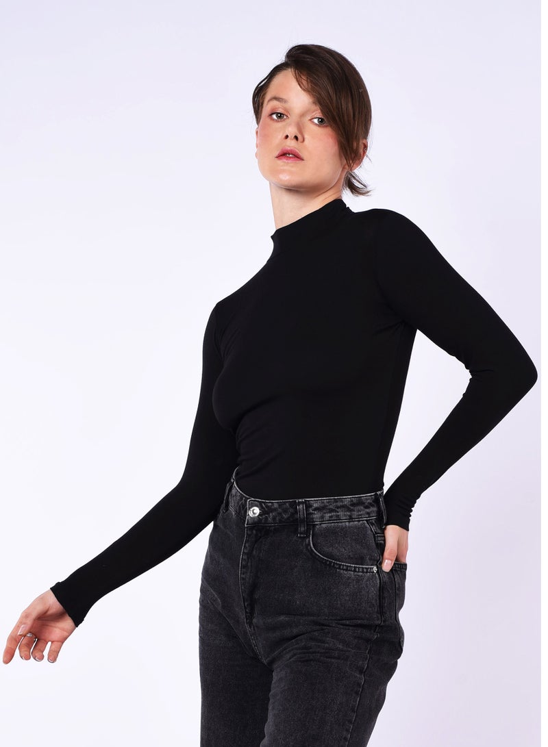 Comodo long sleeve highneck egyptian cotton 100%