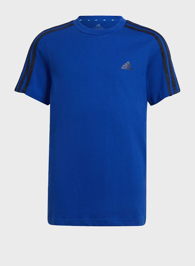 Adidas Youth Essentials 3-Stripe T-Shirt