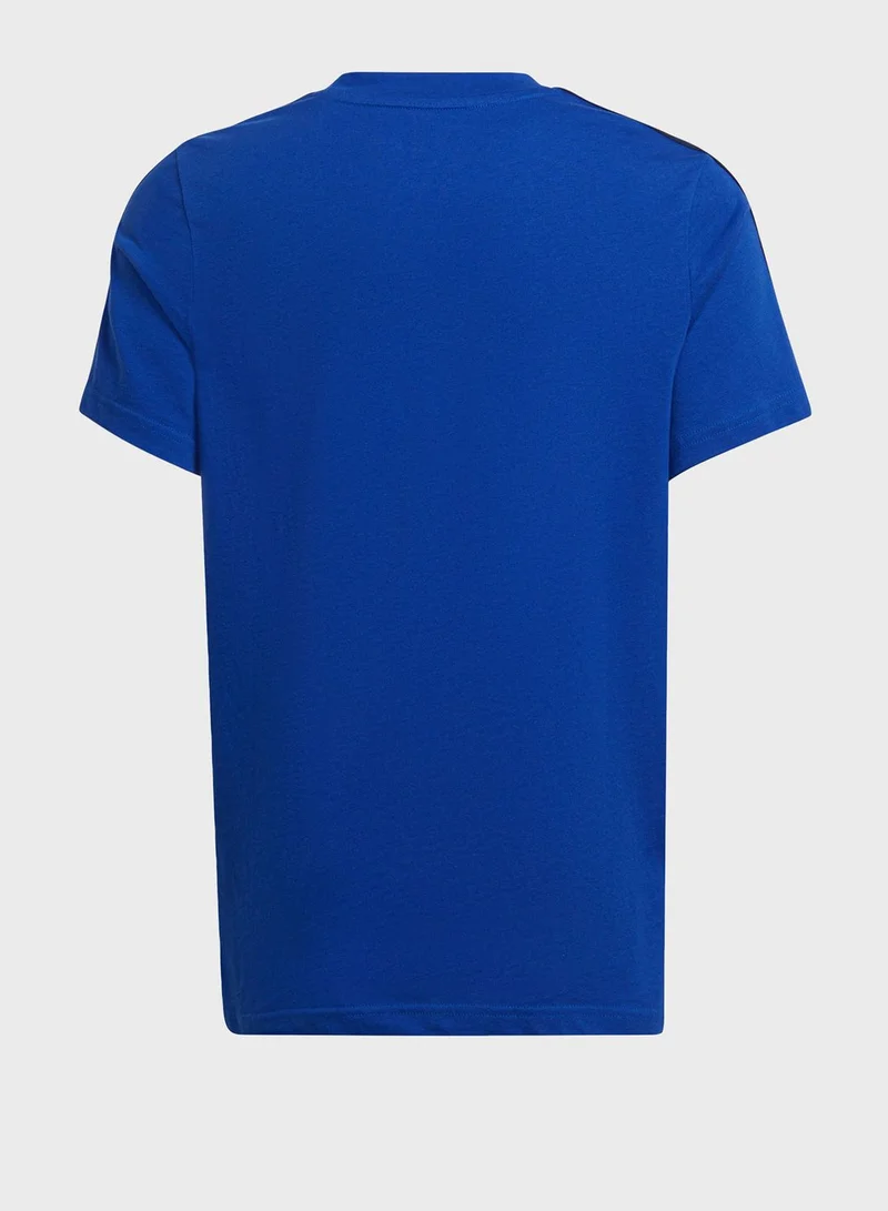 Adidas Youth Essentials 3-Stripe T-Shirt