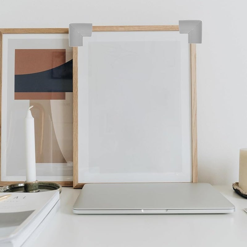 Grey NBR Foam Frame Corner Protectors 24pcs for Shipping Moving Artworks Packaging - Image 4