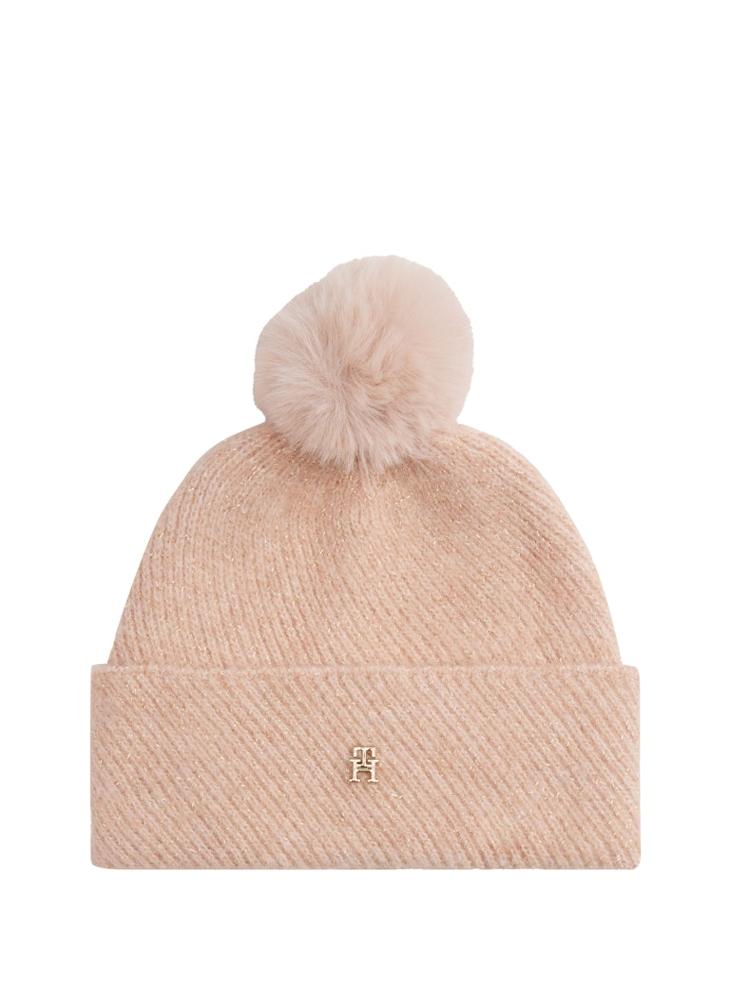TOMMY HILFIGER Pom Pom Beanie Lurex - Image 1