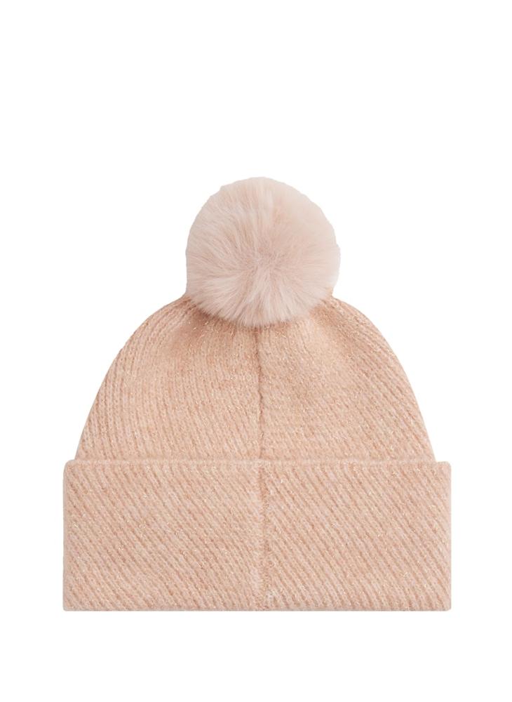 TOMMY HILFIGER Pom Pom Beanie Lurex - Image 3