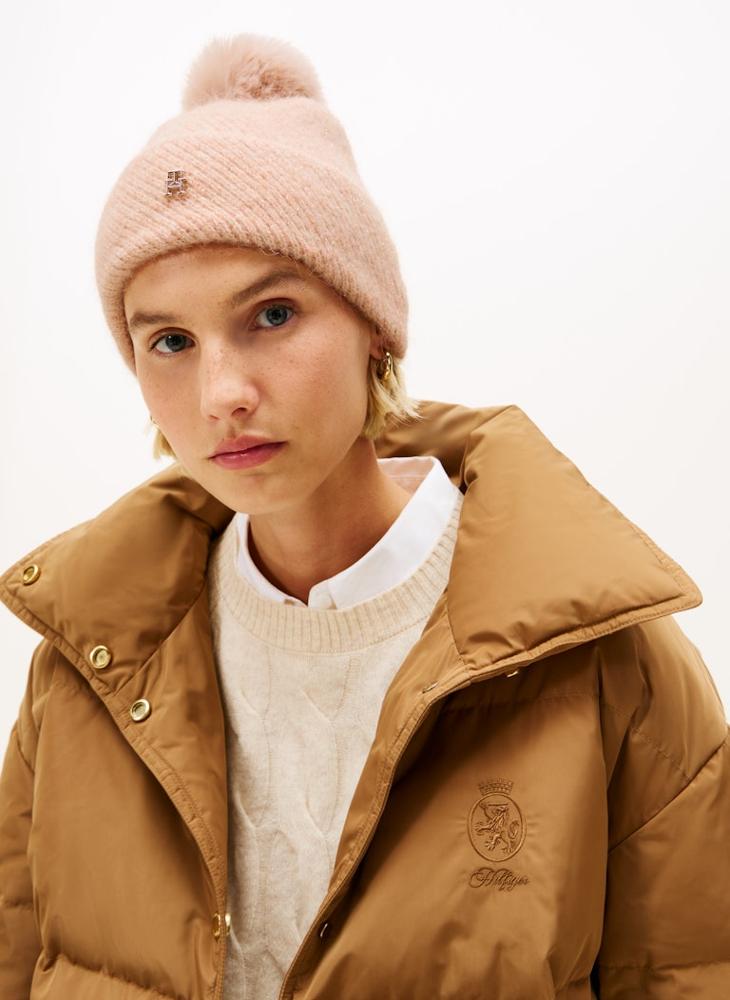 TOMMY HILFIGER Pom Pom Beanie Lurex - Image 2