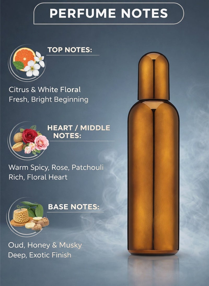 COLOUR ME Patchouli Perfume for Men The Colour Me Oud 100ml | Luxury Eau de Parfum for Men with Patchouli, Oud & Honey Notes | Long Lasting Perfume for Men - Image 2
