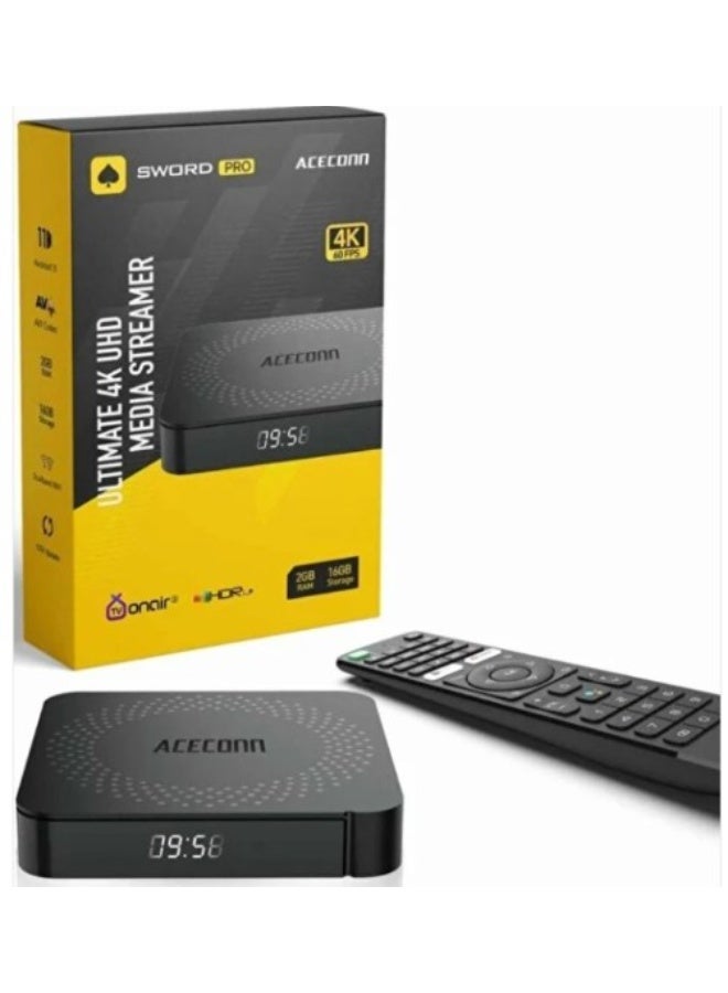 ACECONN Sword Pro 4K Android Receiver
