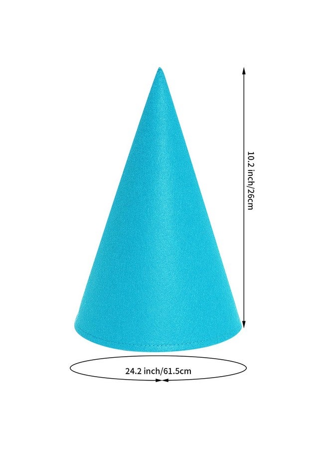 Fengek Fengek 7 Packs Gnome Hats, Felt Dwarf Hats for Unisex Elf Hats for Halloween Christmas Party Costume Supplies, Multicolor 3 - Image 2
