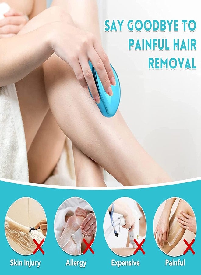 Calyrex Women Portable Hair Remover, Painless Nano Peel,Easy to Use Crystal Razor, Suitable for Men and Women Arms, Legs Hair Removal Crystal, Crystal Hair Remover for Women - Image 4