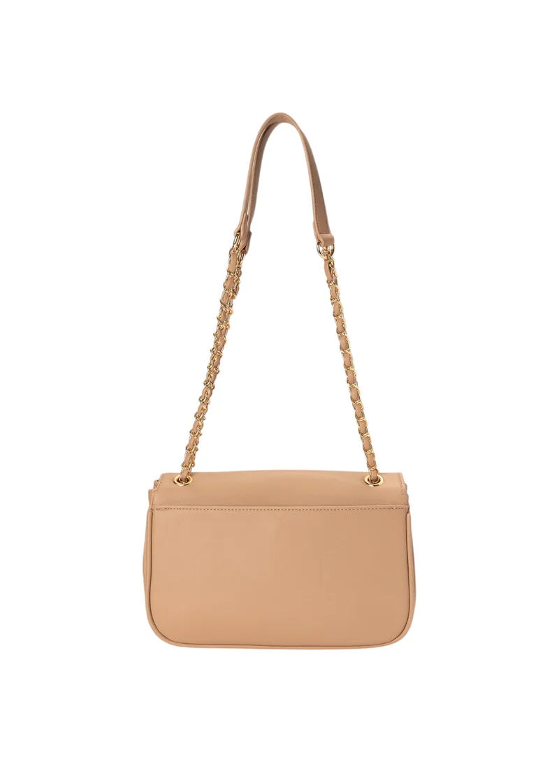 Bata Stitch Detail Flap Over Sling Bag