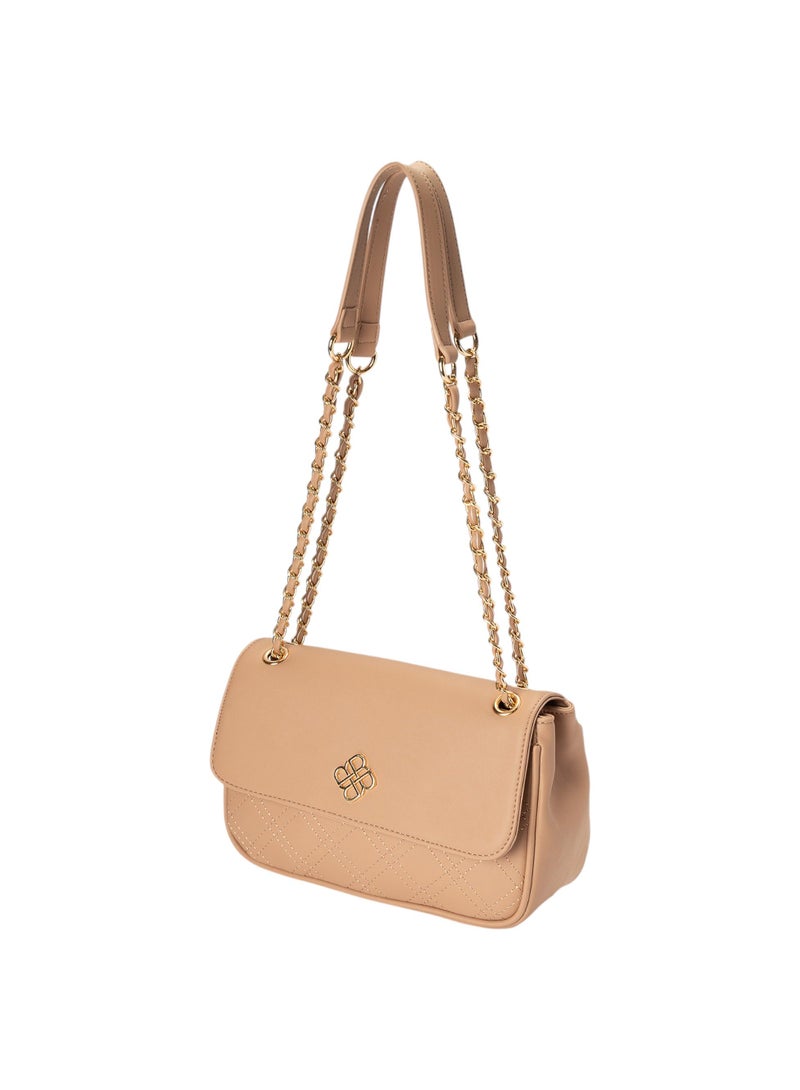 Bata Stitch Detail Flap Over Sling Bag - Image 3