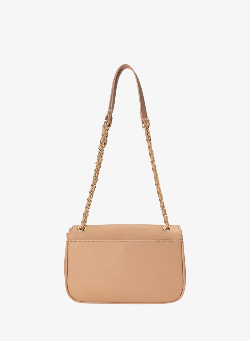 Bata Stitch Detail Flap Over Sling Bag - Image 2