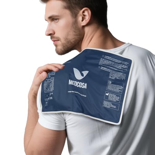 Medcosa Large Gel Ice Pack | Flexible Hot or Cold Pack | Reusable Cold Packs for Injuries, Knee, Back, and Shoulder Pain Relief, Inflammation, Post-Op and More - Image 1