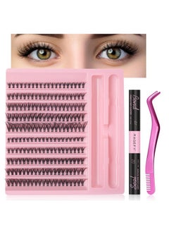 MAGEFY Diy Lash Extension Kit 200Pcs Individual Lashes Cluster 30D+40D 8-16Mm Mix Lash Clusters D Curl Eyelash Extension Kit Eyelashes Clusters With Lash Bond And Seal And Lash Applicator Tool  - Image 1