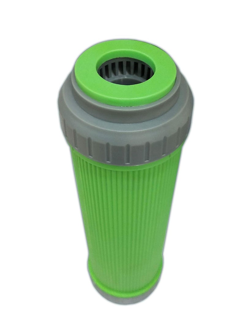 WELLON 10 INCH Clear Pre Housing with AntiOxidant Alkaline GAC Filter for Whole House Water Filtration System Clear housing Alkaline 14 Port Size - Image 4