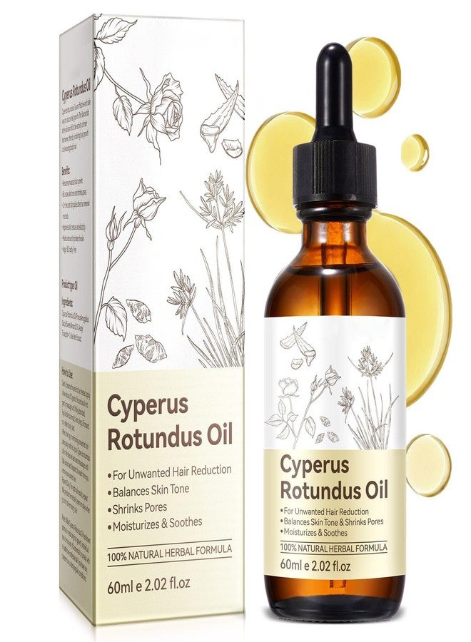 Cacukn زيت السرو المستدير (Cacukn Cyperus Rotundus)، زيت السرو المستدير لإزالة الشعر، يقلل نمو الشعر غير المرغوب فيه بشكل طبيعي، يقلل نمو شعر الجسم، مناسب لجميع أنواع البشرة، تركيبة غير مهيجة، 2 أونصة سائلة - Image 1