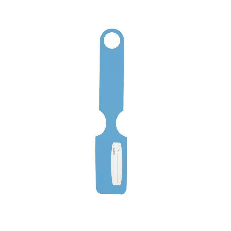 Boarding Luggage Soft Leather Label Aircraft Check Card Logo Solid Color Silicone Luggage Tag - Image 1