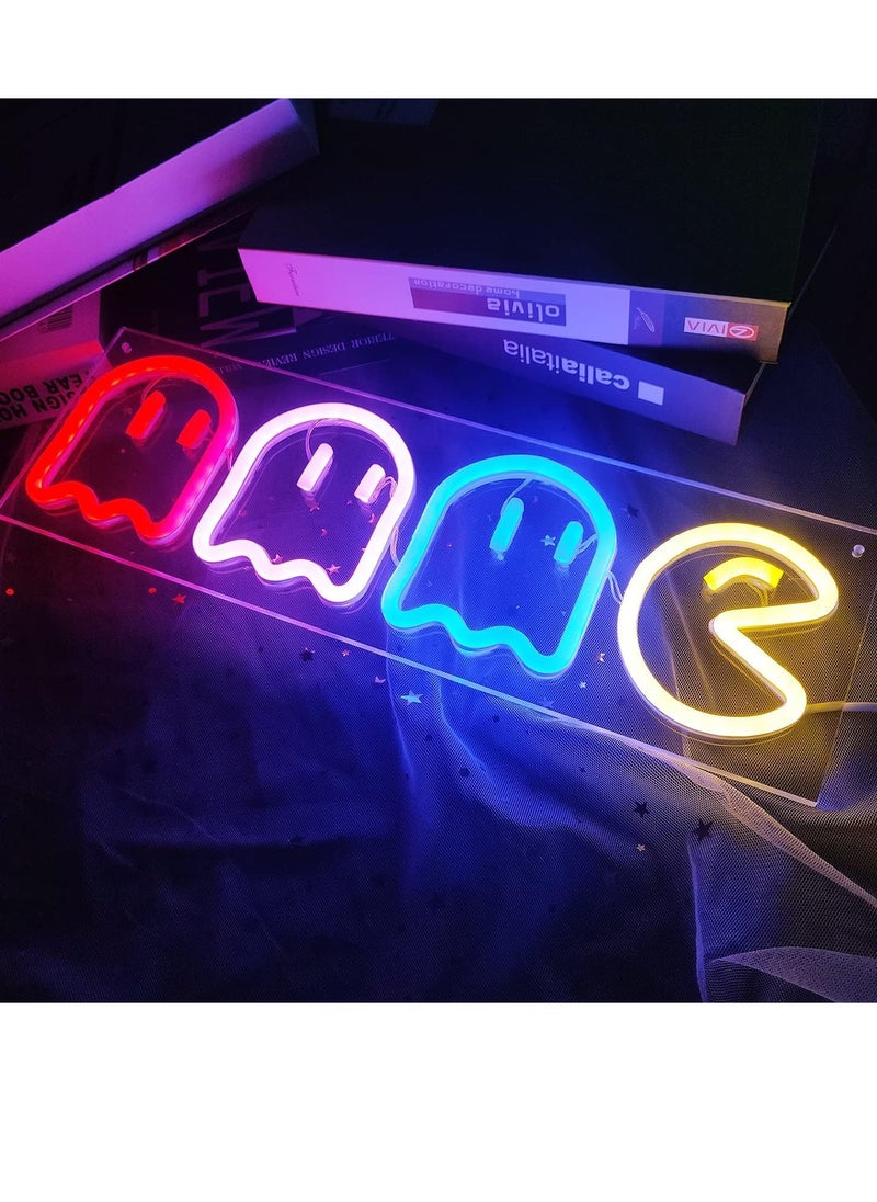 Neon Signs Neon Lights Led Sign Retro Decor Arcade for Game Room Decor with USB/Swicth Led Wall Sign Neon Sign for Bedroom Kids Room Party 16''x 6'' - pzsku/Z38AD8850647E59DC1A30Z/45/_/1704528967/ef29e542-b7e0-46ce-b12f-4686e6e14a1e