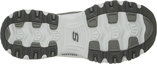 SKECHERS حذاء سنيكر رياضي للنساء من سكيشرز، رمادي/أبيض، 5.5 M US - Image 5