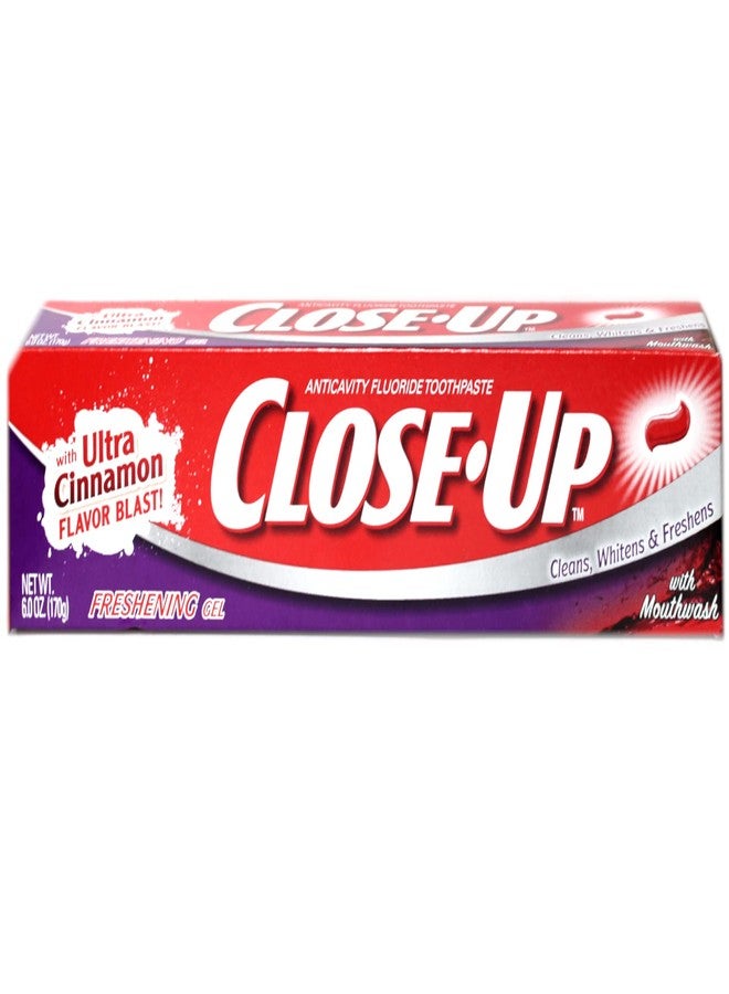 Close Up Close-Up Toothpaste Gel Freshening Red 6 oz (Pack of 10) - Image 1