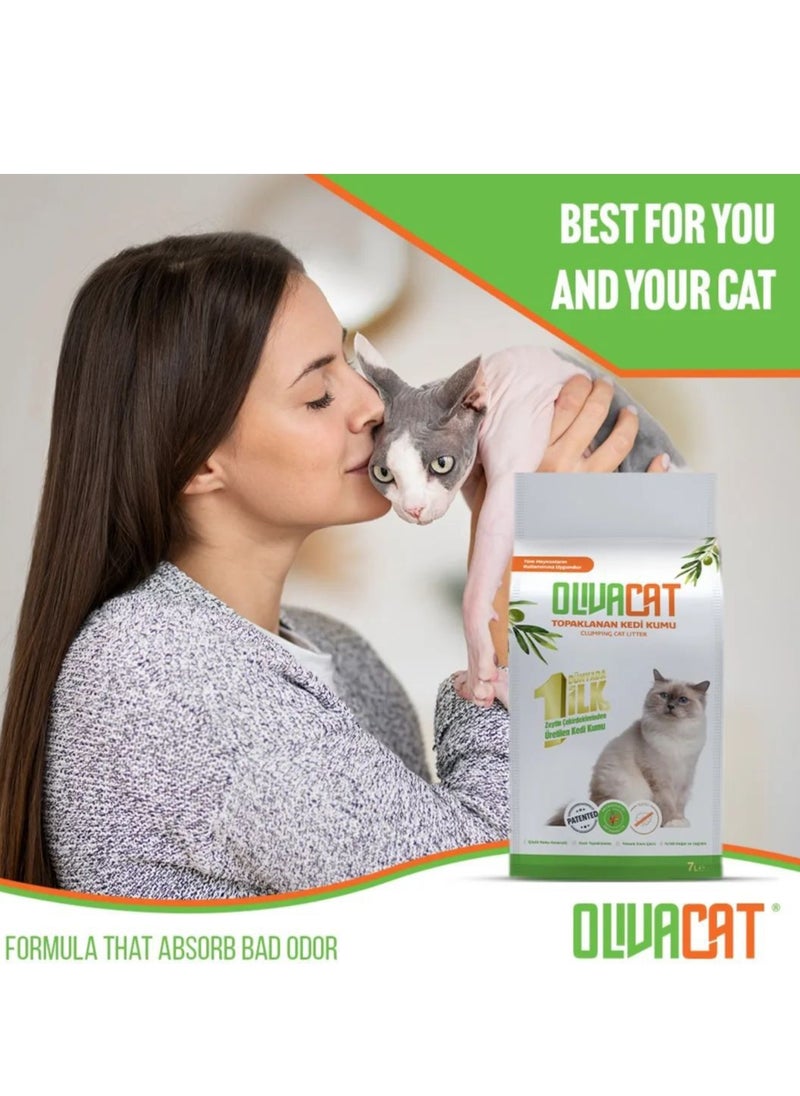 Natural Cat Litter Made from Olive Seeds 7 L (5.24 kg)