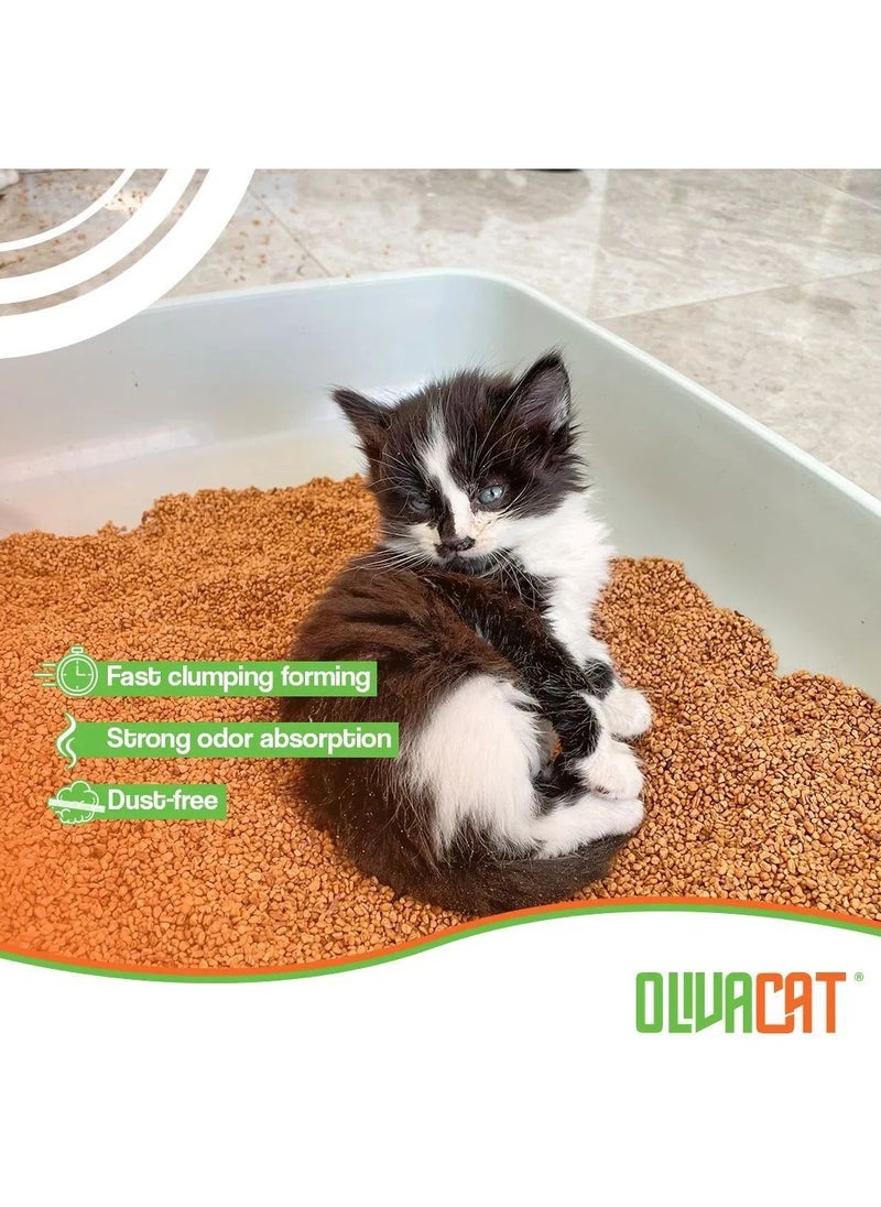 Natural Cat Litter Made from Olive Seeds 7 L (5.24 kg)