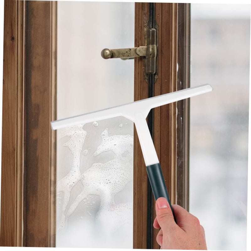 Ergonomic Glass Scraper Squeegee Window Cleaner For Shower Doors Multi Surface Use - Image 5