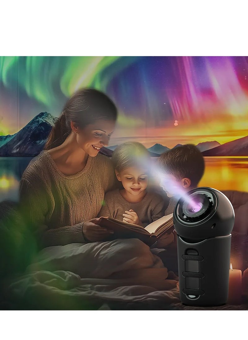 MOCOM 4-in-1 Rechargeable Galaxy Projector Night Light – 3D Star Lamp for Bedroom, Nursery, Car & Relaxation | Soothing LED Sleep Light for Kids & Adults | Ambient Mood Lighting  - Image 4
