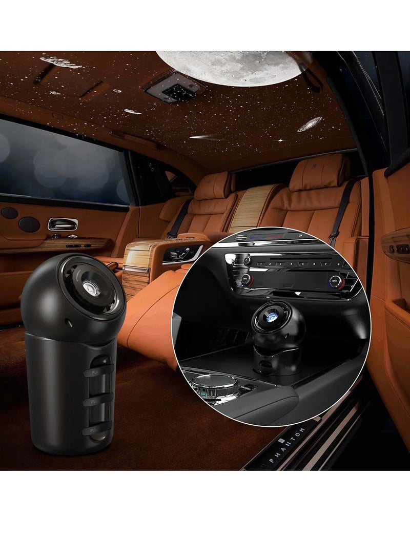 MOCOM 4-in-1 Rechargeable Galaxy Projector Night Light – 3D Star Lamp for Bedroom, Nursery, Car & Relaxation | Soothing LED Sleep Light for Kids & Adults | Ambient Mood Lighting - Image 1