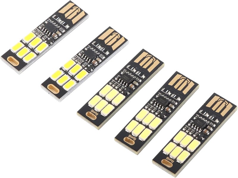 GLOGLOW USB Night Light Pocket Dimmer Touch LED, 6PCS Lamp Stick with Touch and Flicker Free Lighting for Laboratory Research Institute - Image 1