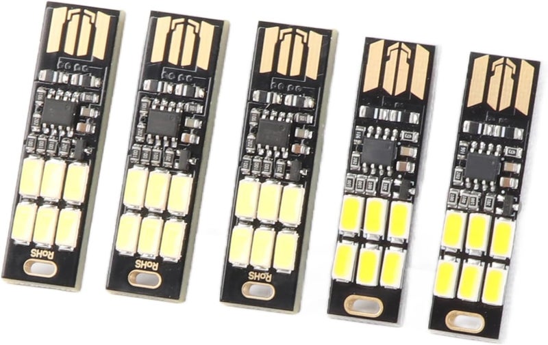 GLOGLOW USB Night Light Pocket Dimmer Touch LED, 6PCS Lamp Stick with Touch and Flicker Free Lighting for Laboratory Research Institute - Image 5