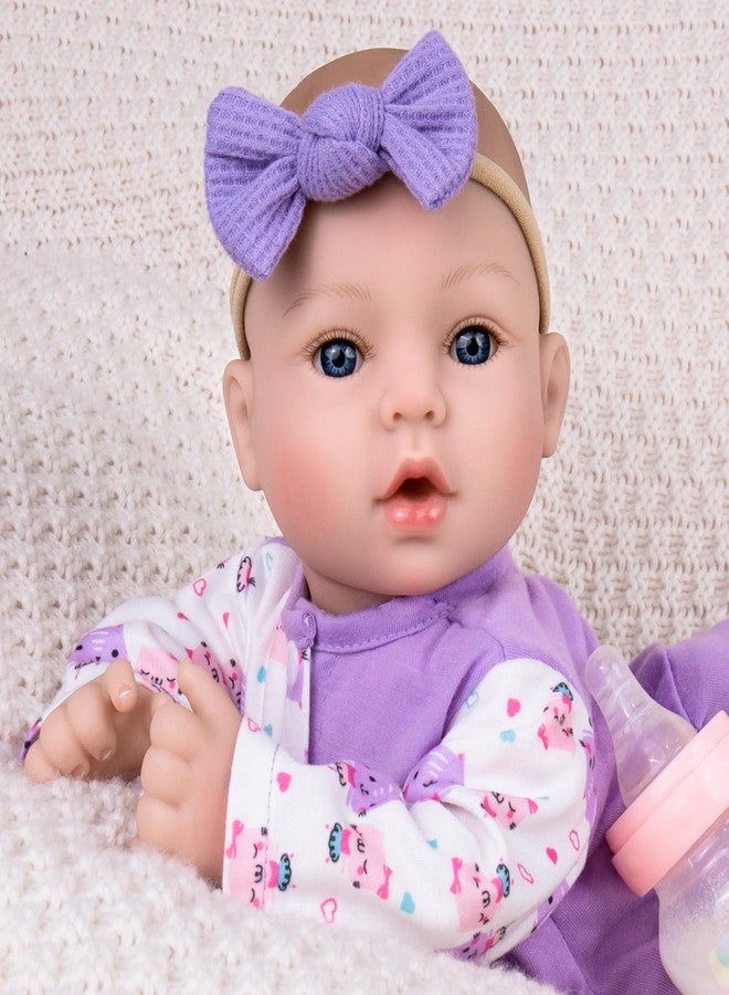 Aori Lifelike Reborn Baby Dolls Girl - Realistic 18-Inch Newborn Baby Doll That Look Real, Nice Gift Set for Kids, Parents-to-be, Grandparents - Image 2