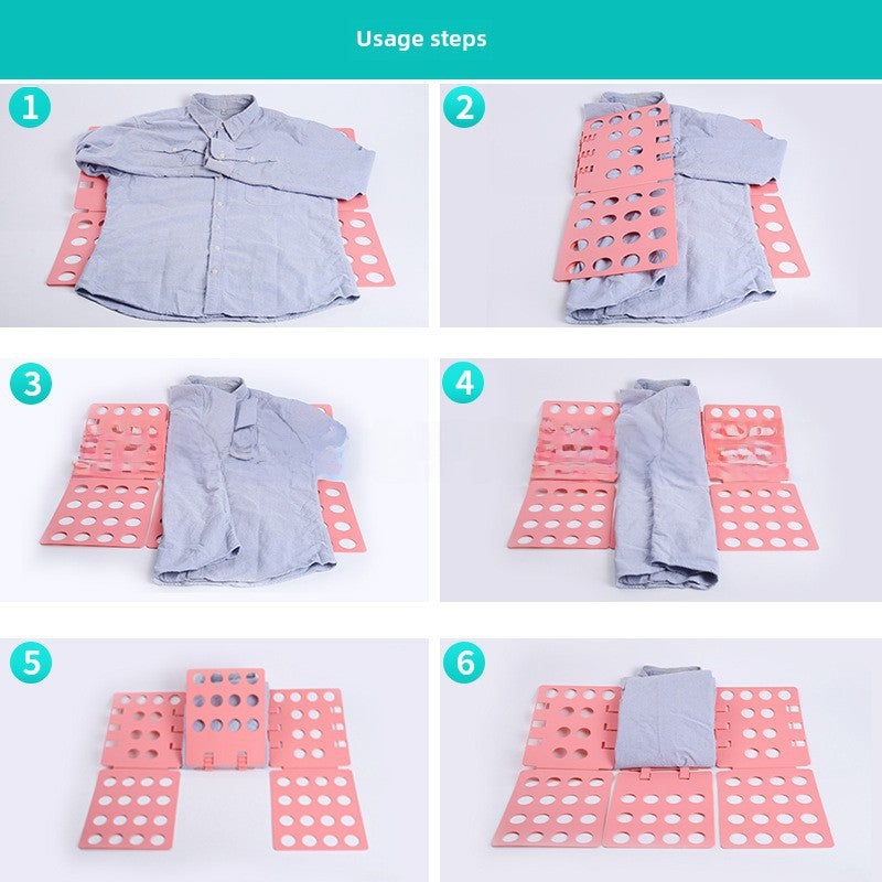 Cross-Border Lazy Folding Board Foldableing Board Pants Short-Sleeved T-Shirt Storage Quick Folding Board Folding Clothes Artifact(Nordic Green) - Image 4