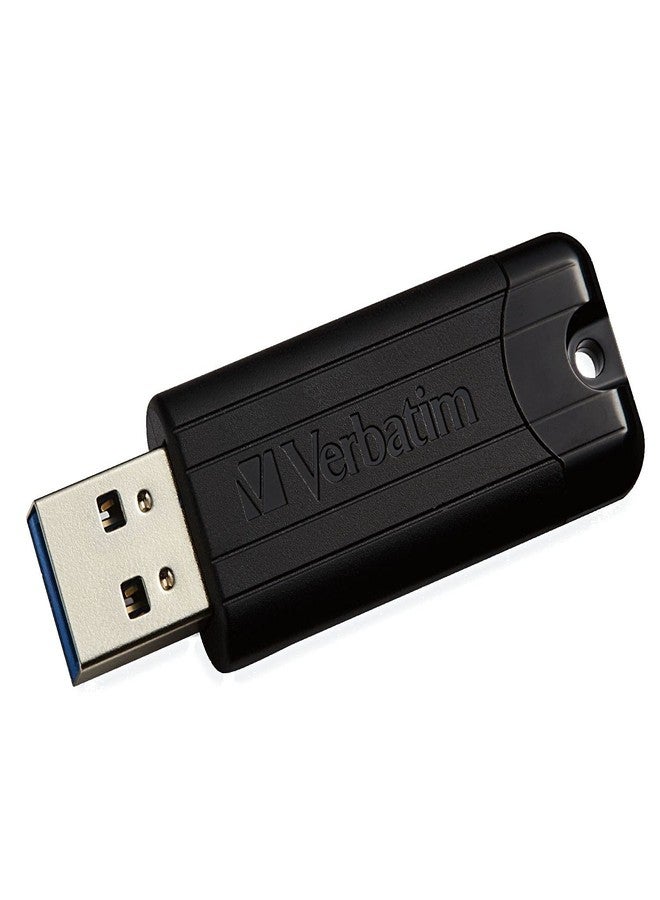 Verbatim 49319 128GB Store'n'Go Pinstripe USB 3.2 Gen 1 Flash Drive - Image 1
