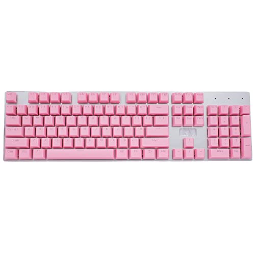 GranVela Mechanical Keyboard Keycaps, 104-Key ABS Key Caps (Pink) - Image 3